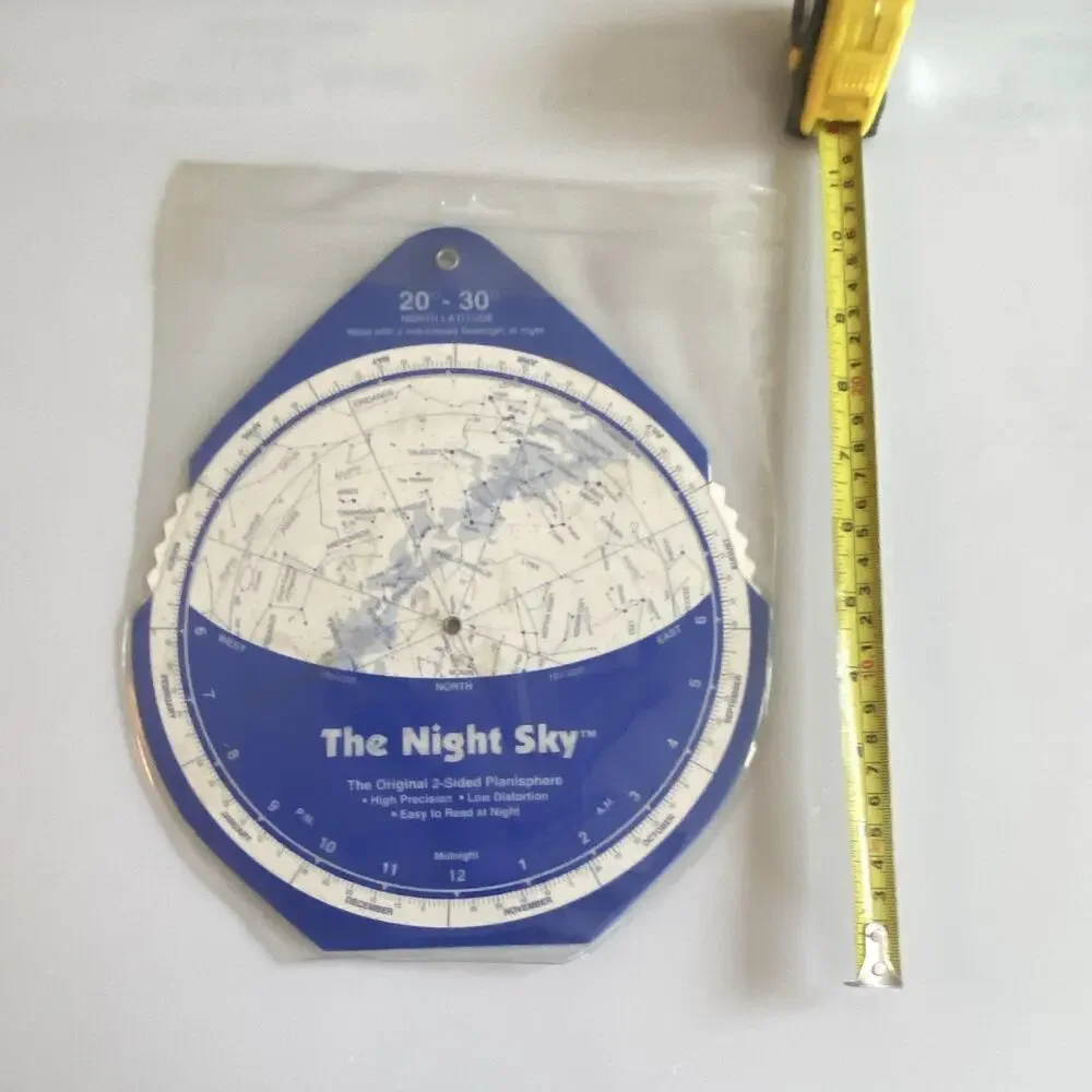 The Night Sky Original 2-Sided Planisphere 20°-30° North Latitude 20-30°